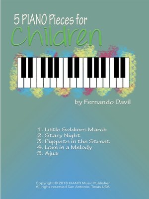 cover image of 5 Piano Pieces for Children